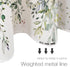 Tititex Sage Green Eucalyptus Shower Curtain, Watercolor Leaves Plant Design, 72x72 Inch with Hooks for Bathroom