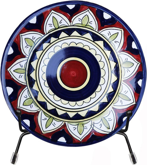 6 Pack Upgraded 6 Inch Anti-Slip Iron Plate Display Stands for Books, Decorative Plates, Artworks
