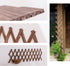Wooden Lattice Wall-Expandable Plant Garden Trellis for Climbing Plants Outdoor Air Plant Vertical Rack Wall Decor