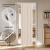 Sets (1 Pack, 54W 78 AJAZZ Blackout Door Curtain Magnetic Doorway Curtain Included Rod x L,Biscotti Beige) Accordion