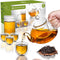 2-IN-1 Glass Tea Sets for Adults - Includes Glass Teapot and Mug