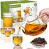2-IN-1 Glass Tea Sets for Adults - Includes Glass Teapot and Mug