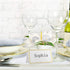 100Pcs Premium Place Cards, Small Table Cards with Gold Foil Border, Wedding, Dinner Parties, 2" x 3.5"