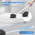 LOVLOY 2 Pack Set 2-in-1 5.3-inch Toilet Plunger and Brush, Bowl Brush and Heavy Duty Toilet Plunger with Ventilated