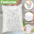 100 Bowl Covers for Bread Proofing, Large Plastic Wrap for Sourdough Baking, Reusable Plate Covers