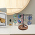 Sunglass Organizer, Wood Eyeglass Holder Rack for Men and Women, Metal Sunglasses Storage for Dresser, Desk