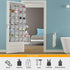 2 Pack 48 Closet homyfort Over the Door Shoe Organizer, Hanging Shoe Rack Storage Holder with Large Pockets for Door