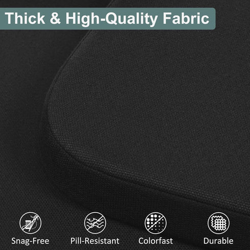 17" 16" 2", Shinnwa Dining Chair Pads, Patented Design Memory Foam Kitchen Chair Cushions with Ties and Washable Cover