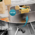TAILI Sponge Holder for Kitchen Sink with Strong Suction Cup, Rustproof Aluminum Sink Caddy for Sponges, Brushes