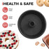 HONGBAKE Angel Food Cake Pan with Removable Bottom, 10 Inch Tube Pan, Nonstick Pound Cake Pans