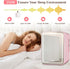 Mini Fridge for Bedroom, 4L Skincare Fridge with Dimmable LED Light, Cooler & Warmer for Makeup, Office, Car, Dorm, Pink