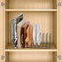 Pot Lid Holder Organizer, Kitchen Countertop Storage Rack for Cutting Boards, Bakeware, Pots & Pans, Stainless Steel