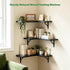 Set 3) NATURE'S SOURCE Corner Floating Shelves, Corner Shelf Wall Mounted, Shelves for Room Wall, Home Decor Living