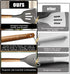 Kitchen Utensils Set, Non-Stick Silicone Cooking Utensils with Acacia Hard Wood Handle, 5 Piece