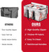 Clear Moving Bags Heavy Duty Extra Large - Moving Supplies with Reinforced Handle, Storage Bags for Packing Essentials