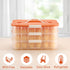 3-Layer 54 (3-Layer, BTSKY Deviled Egg Platter with Lid, Slots Deviled Eggs Carrier, Clear Portable Egg Holder