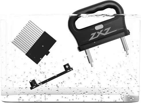ZXZ Premium Meat Tenderizer Mallet - 48 Stainless Steel Blades for Marinated Meats, Ideal Kitchen Tool for Chefs.