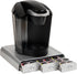Mind Reader Coffee Pod Organizer | 36 Capacity | Silver