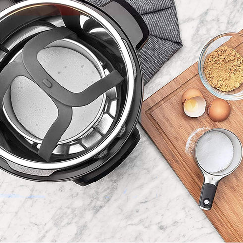 Pressure Cooker Sling, Silicone Bakeware for 6 Qt/8 Qt Instant Pot, Ninja Foodi, Anti-scalding Lifter Steamer Rack,