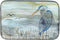 Caroline's Treasures SC2007DDM Blue Heron Watercolor Dish Drying Mat, Absorbent Kitchen Counter Pad 14 x 21", Multicolor