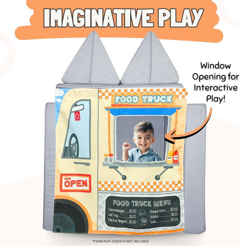Kids Food Truck Play Panel for Foam Sofa - Couch Swag