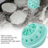 Mini Portable Single Dish Automatic Dishwasher, USB-Powered with Suction Cup for Kitchen, Green