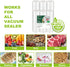 Bonsenkitchen Vacuum Sealer Bags - 6 Pack, 3 Rolls 11" x 20' + 3 Rolls 8" x 20' BPA Free Food Storage Bags