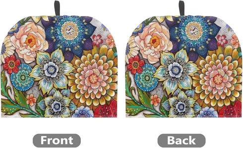 Mandala Large Tea Cozy for Teapot Insulated Dust Cover Teapot Cozy Kettle Cover Lightweight Tea Pot Decor Handmade Tea Cozy Easy to Clean