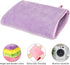 PHOGARY 10 68inch, 10 PCS Microfiber Body Wash Mitts, Flannel Soft Face Mitten, Bath Spa Cloth, Reusable Makeup Remover