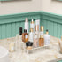 Aredpoook 3 Acrylic Display Risers, Tier Perfume Organizer Stand, Clear Cupcake Stand Holder, Large Shelf Risers
