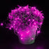 CYLAPEX 6 Pack Pink Fairy Lights, Battery Operated LED Starry String Lights, 3.3ft, 20 LEDs Silvery Copper Wire