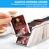 Tea Bag Organizer, Clear Plastic Storage Bin for Tea, Sugar, Coffee, Condiment, and Spice Bags for Countertop