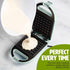 Tasty Mini Nonstick Waffle Maker, Perfect for Individual Waffles, Hash Browns, and More, Quick Results, Easy Clean Up,
