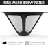 Primula Park Set, Permanent Reusable Filter Coffee Dripper, Borosilicate Glass, Easy to Use, 36 oz