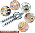 Multifunctional Jar Opener, Stainless Steel Lid Opener for Weak Hands, Beer Bottle Opener for Seniors and Children