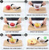 12-Blade 4.72 Inch SCHVUBENR Apple Slicer and Corer - Sharp Stainless Steel Apple Cutter - Professional Apple Divider
