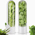 HVECT Herb Saver for Refrigerator, Herb Saver Pod Cilantro Containers for Refrigerator, Fresh