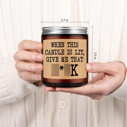 GSPY Scented Candle, Cute Gifts for Boyfriend, Funny Christmas, Anniversary, Birthday Presents for Him