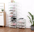 Closet (3-Tier, Jucaifu Stackable Small Shoe Rack, Entryway, Hallway and Space Saving Storage and Organization Green)
