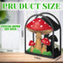 Cinnvoice Countertop Country Mushroom Paper Towel Holder Napkin Holder Tabletop Tissue Stand Decor for Kitchen Rustic