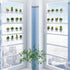 OtNiap 3-Tier 16In, Clear Hanging Window Plant Shelves Height Adjustable Acrylic , Indoor Windows Wall Hanging Plant