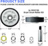 12001541 303373K Dryer Drum Support Roller Kit, Dryer Repair Kit with Drum Bearing, Idler Pulley & Belt