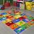 SXYLPP Classroom(47x71in) ABC Alphabet Animal Rug, Educational Letter Learning Game Playmat for Kids, Crawl Floor Mat