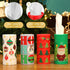 8 Pcs Christmas Car Tissue Holder with Facial Tissue Bulk Xmas Cylinder Tissues Boxes Travel Tissue Tubes for Car Tube