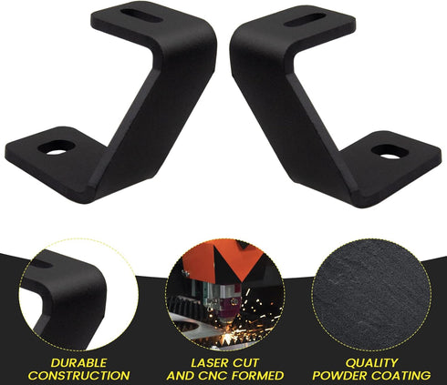 F150 Hood Light Mount Brackets Pillar Pods Mounts Hood Hinges LED Work/Cube Light Mount Brackets Compatible with F150 Raptor 2017-2023 and F-150 2015-2023