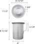 Thunder Group Liquid Measure, 4 Quart, Silver