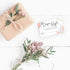 Canopy Street Pastel Watercolor Floral Diaper Raffle Tickets / 50 Baby Shower Drawing Cards / 2" x 3.5" Gender Reveal
