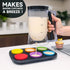 Fungyand Pancake Batter Dispenser - 4 Cups Complete Set with Muffin Rings, Spatula, Ideal Baking Tools for Pancakes