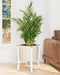 iDavosic.ly Adjustable Plant Pot Stand Indoor Outdoor, Metal Short Single Flower Holder