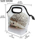 senya Lunch Bag, Hedgehog Printed Neoprene Tote, Reusable Insulated Waterproof Gourmet Lunchbox for Men, Women, Kids